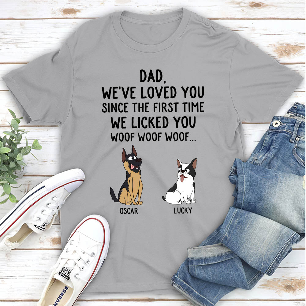 Licked You - Personalized Custom Unisex 5.3 oz T-shirt for Pet Lovers