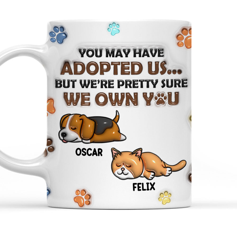 We Sure We Own You Version 2 - Exclusive Personalized Custom 3D Inflated Effect 11oz Ceramic Mug