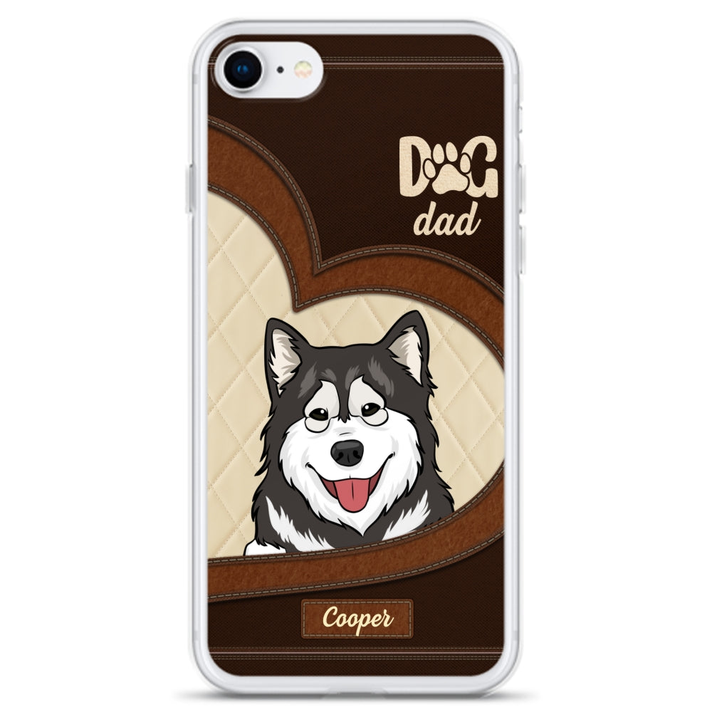 Adorable Peeking Dogs - Customizable Personalized Phone Case for Fashion - Forward Users