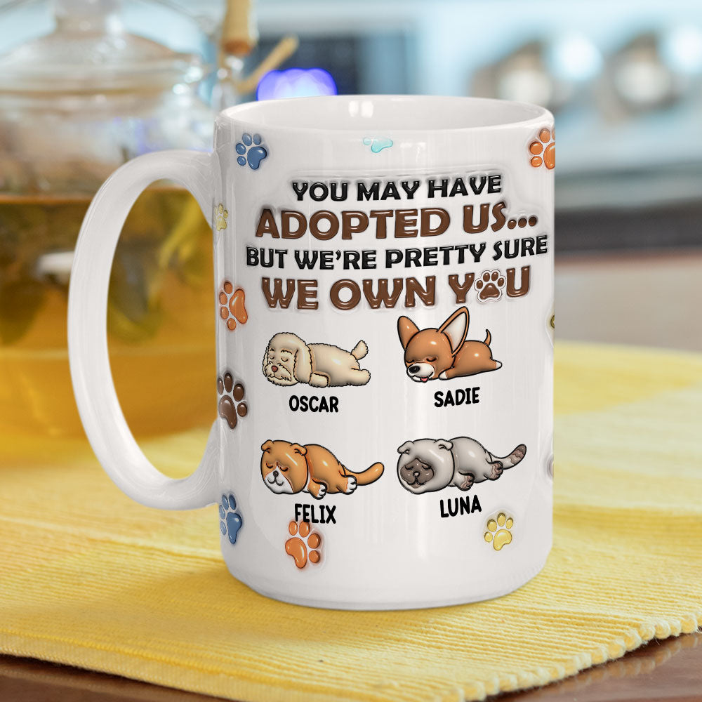 We Sure We Own You Version 2 - Exclusive Personalized Custom 3D Inflated Effect 11oz Ceramic Mug