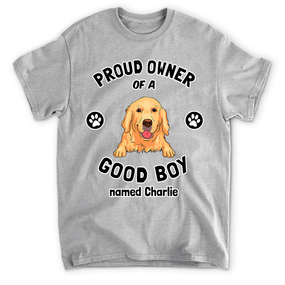 Exclusive Personalized Custom Unisex Proud Dog Owner T-shirt - Ideal Gift for Pet Lovers