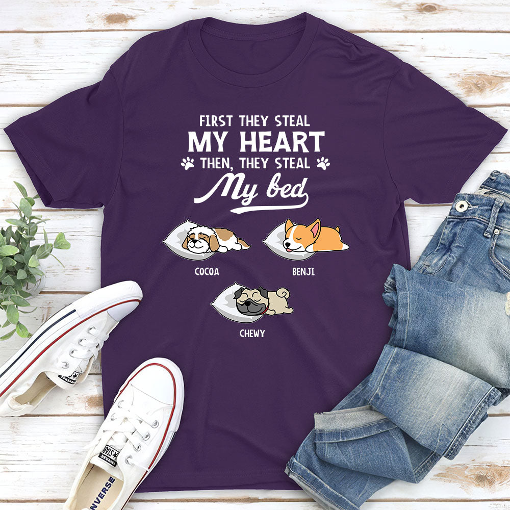 Steal My Heart - Customizable Personalized Unisex T-shirt for Pet Lovers