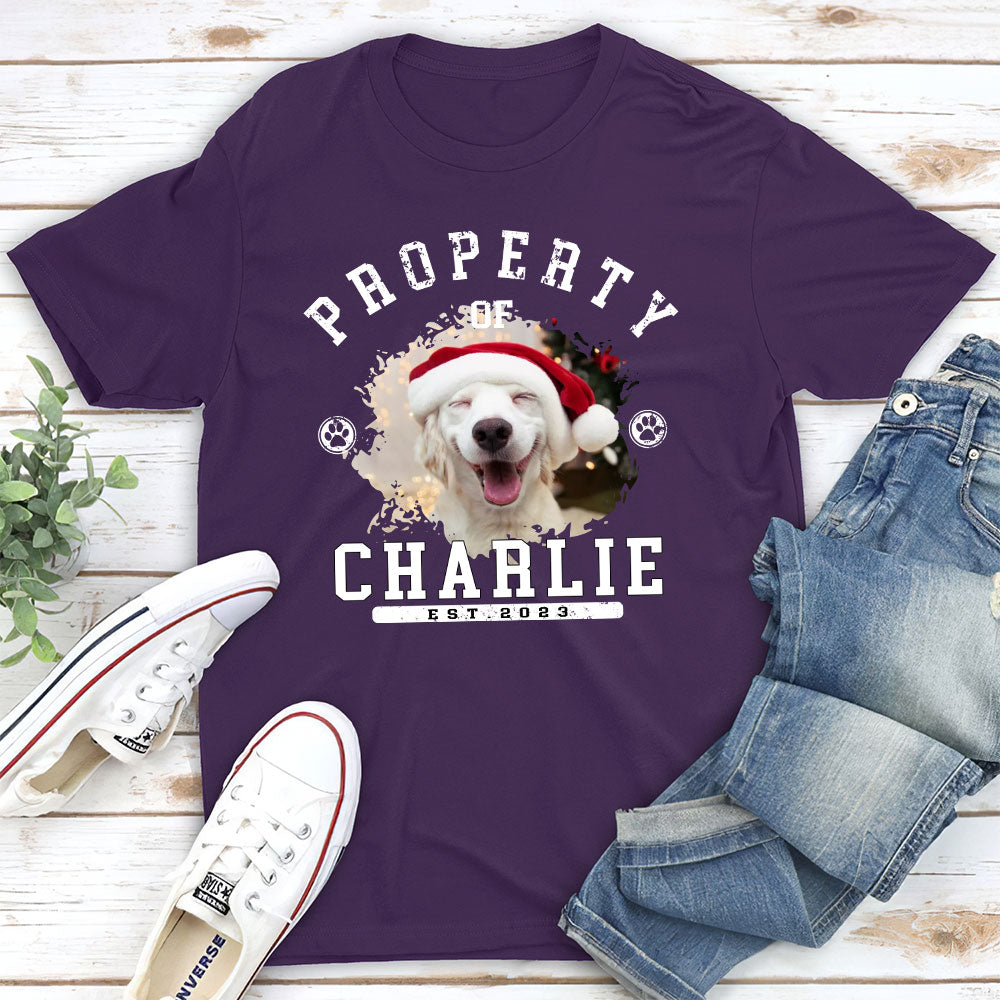 Pet Property - Personalized Custom Unisex 5.3 oz T-shirt for Pet Lovers