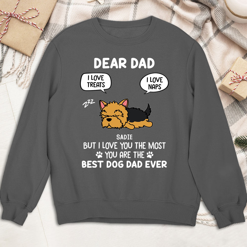 You Are The Best To Me - Personalized Custom Unisex 8.0 oz Sweatshirt for Pet Lovers
