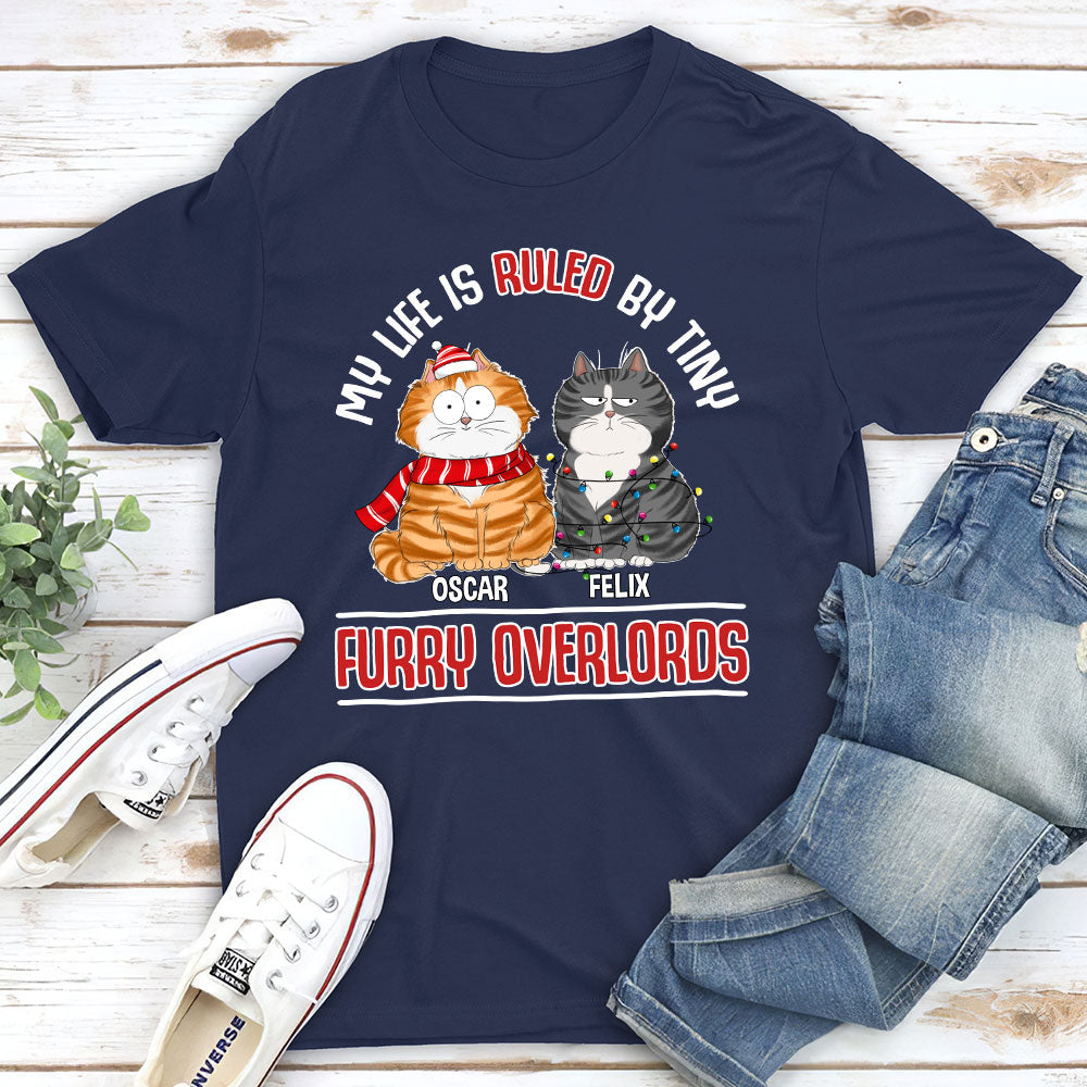 Ruled By Overlord - Stylish Personalized Custom Unisex 5.3 oz T-shirt for Pet Lovers