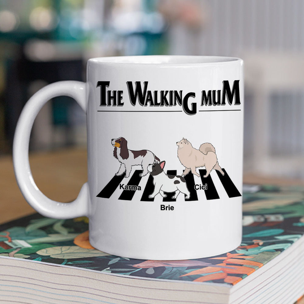 The Walking Cat - Exclusive Personalized Custom Coffee Mug for Pet Lovers