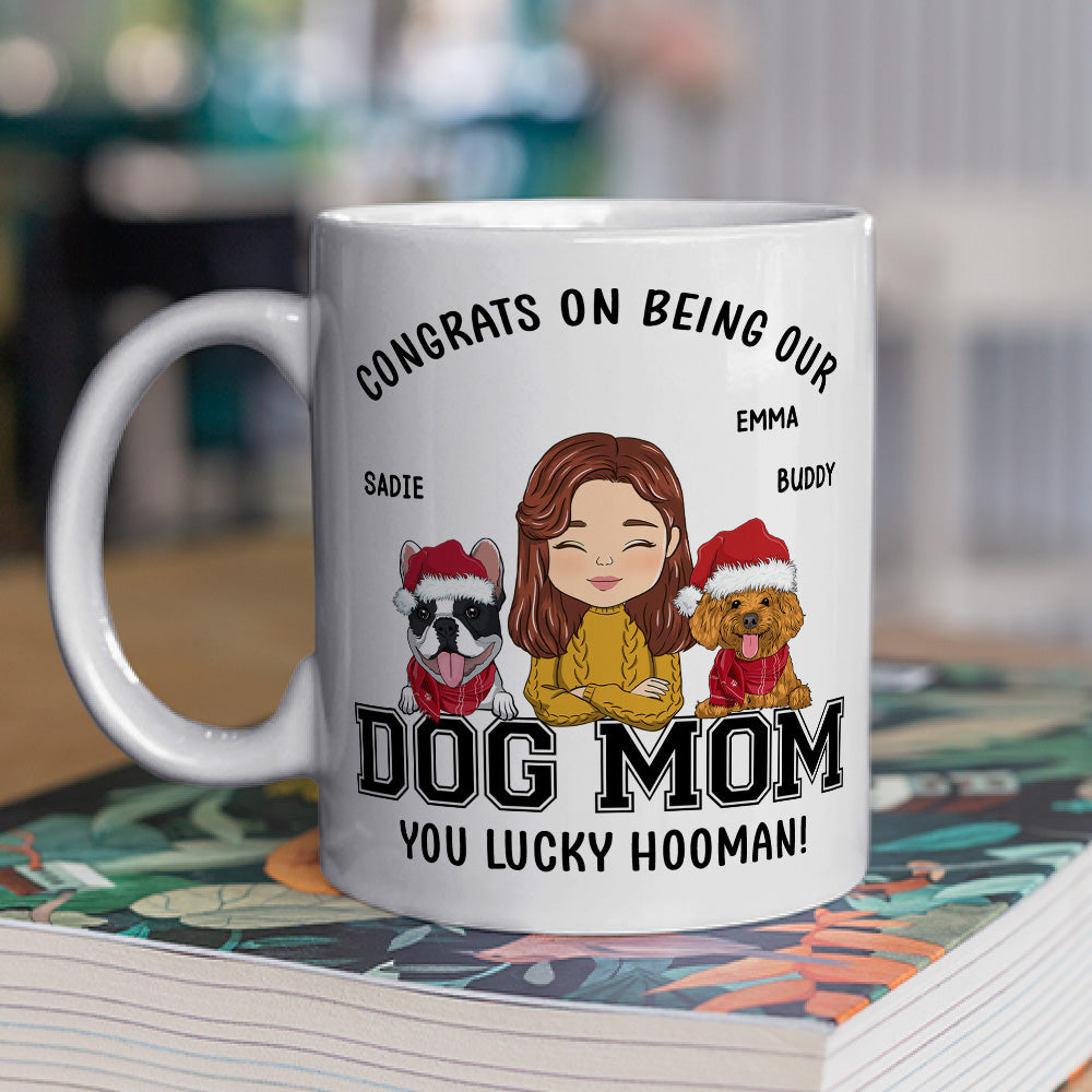 Congratulations, Dog Dad/Mom! - Personalized Custom 11oz/15oz Coffee Mug for Pet Lovers