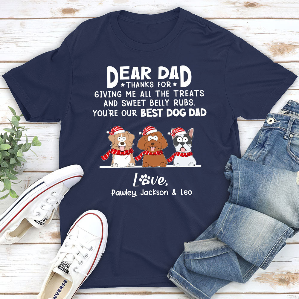 Sweet Belly Rubs - Personalized Custom Unisex 5.3 oz T-shirt for Pet Lovers