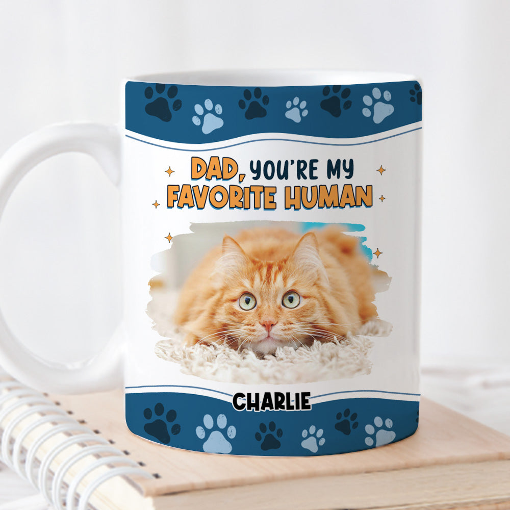 I Love You The Most - Personalized Custom Cat Photo Coffee Mug - 11oz & 15oz
