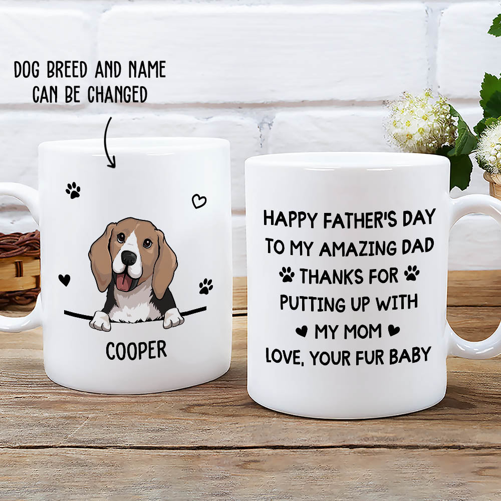 Personalized Custom Coffee Mug for Your Fur Baby - Ideal Gift for Pet Lovers