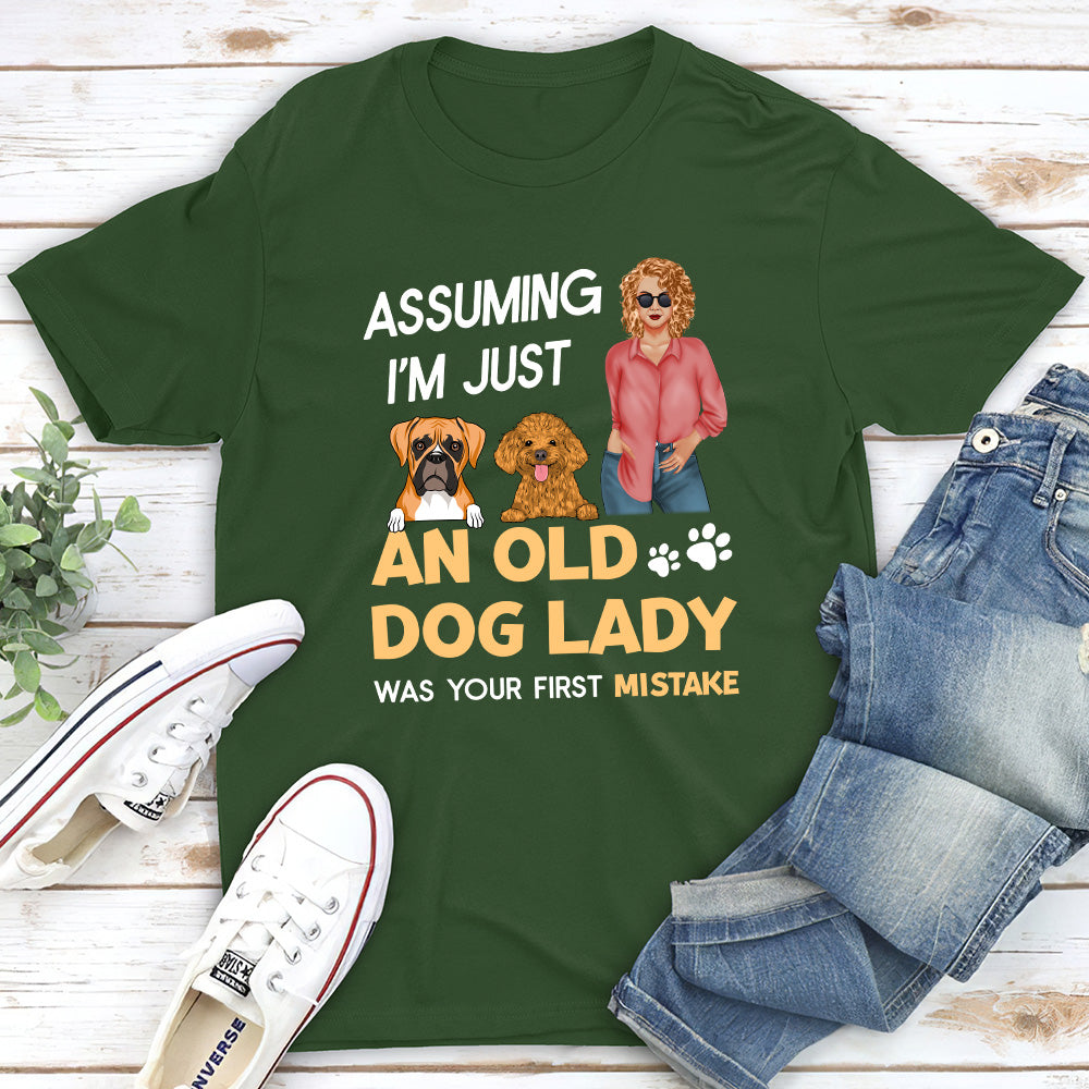 Your First Mistake - Personalized Custom Unisex 5.3 oz T-shirt: Ideal Gift for Pet Lovers