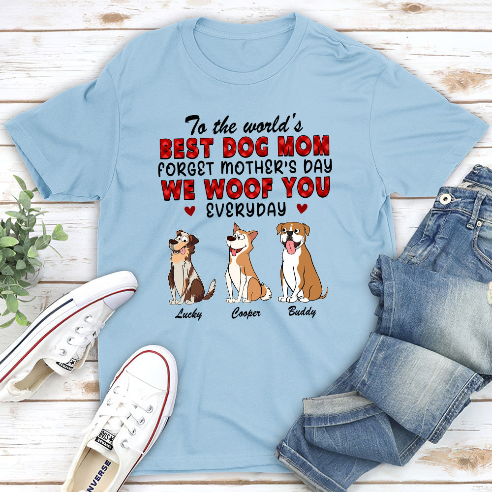 Forget That Day - Personalized Custom Unisex 5.3 oz T-shirt for Pet Lovers