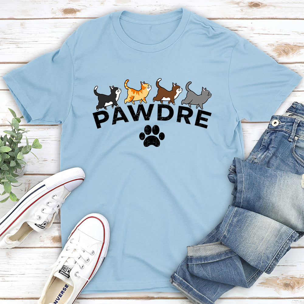 Cat Pawdre - Stylish Personalized Custom Unisex 5.3 oz T-shirt for Pet Lovers
