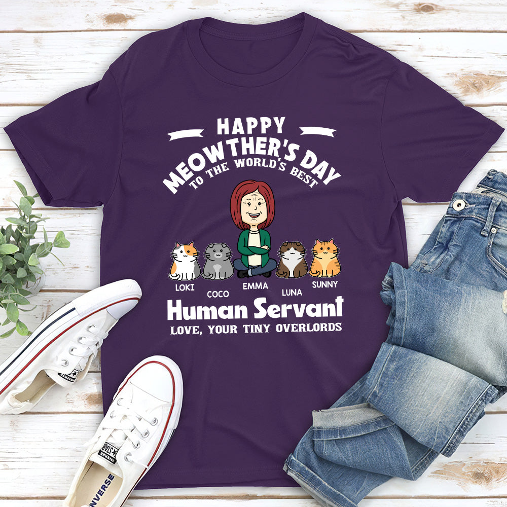 Meowthers Day - Personalized Custom Unisex 5.3 oz T-shirt for Pet Lovers