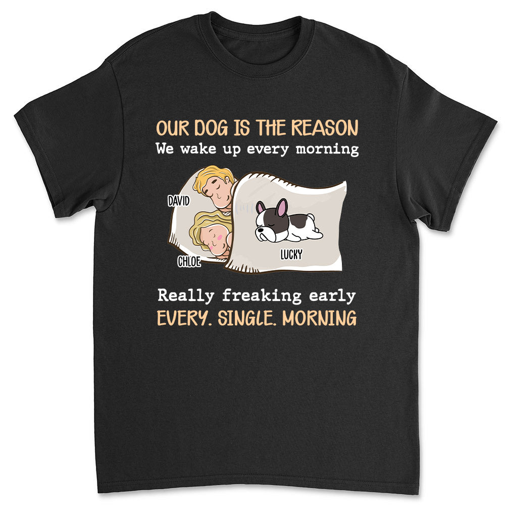 My Pet Reason Couple 2 - Personalized Custom Unisex 5.3 oz T-shirt for Pet Lovers