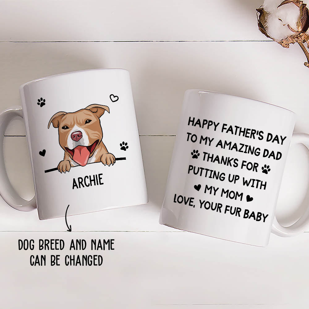 Personalized Custom Coffee Mug for Your Fur Baby - Ideal Gift for Pet Lovers