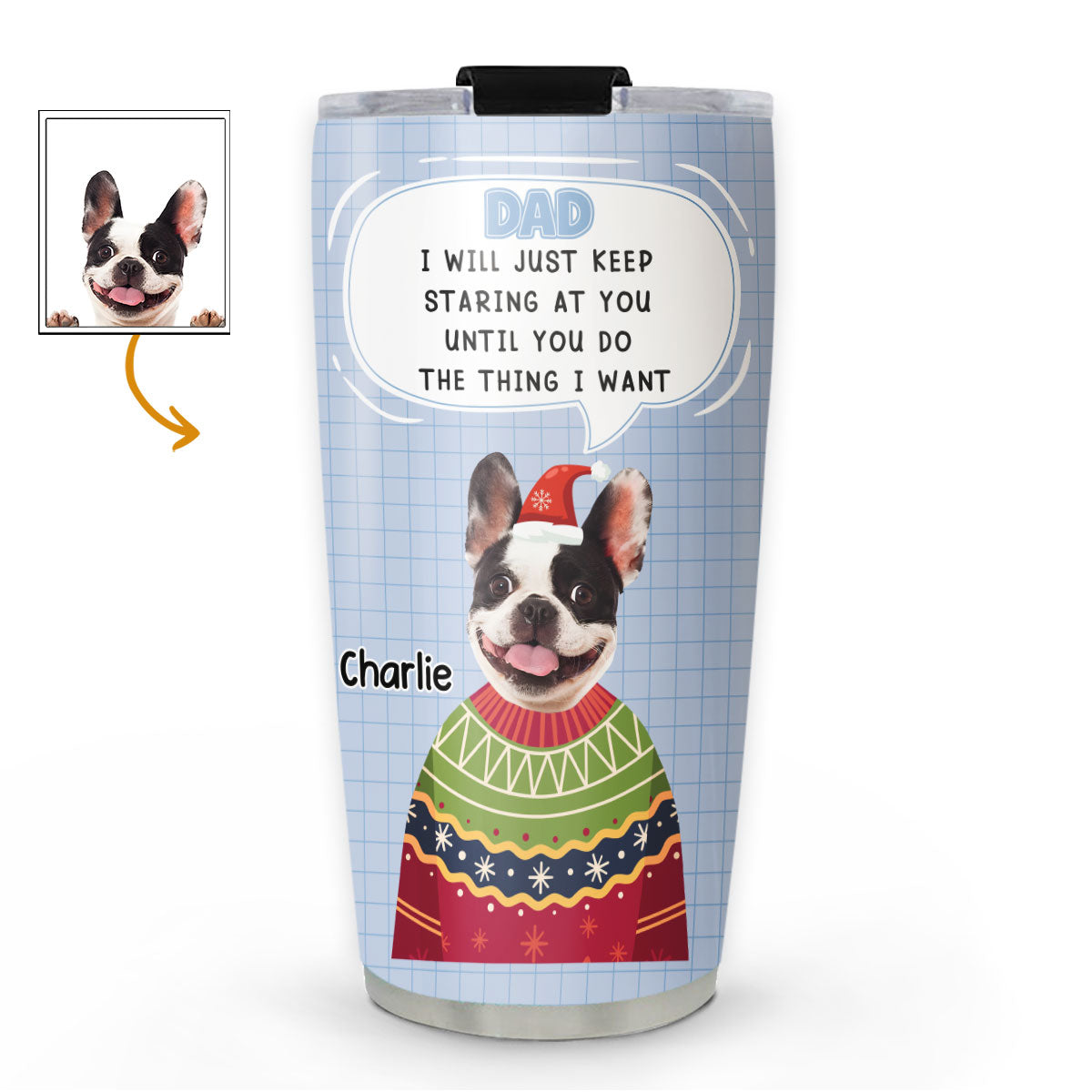 Until You Do - 20oz Personalized Custom Stainless Steel Tumbler with Double-Walled Vacuum Insulation