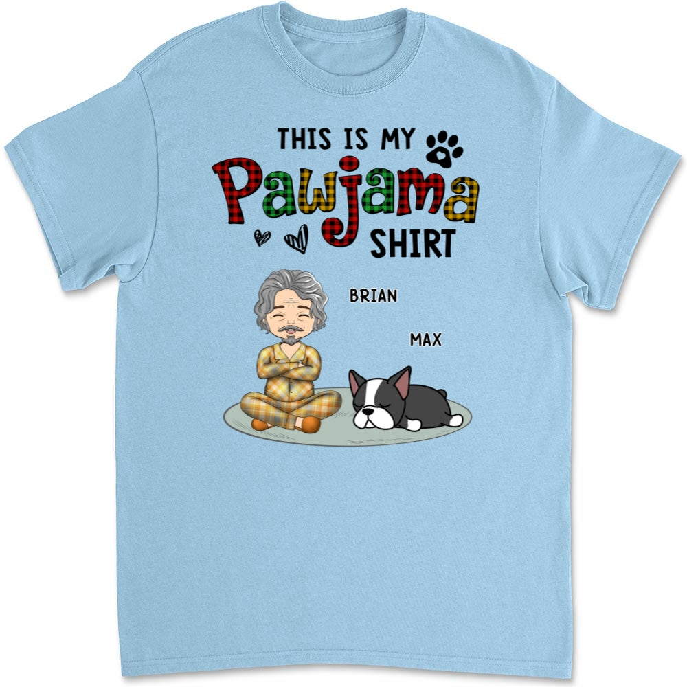 Handsome Pawjama Personalized Custom Unisex 5.3 oz T-shirt - Ideal Gift for Pet Lovers