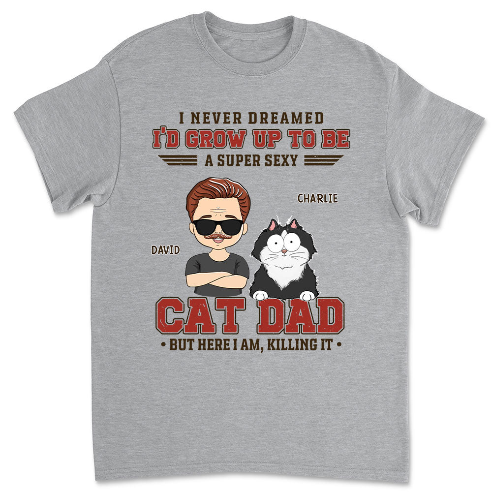 Grow Up To Be - Personalized Custom Unisex 5.3 oz T-shirt for Pet Lovers