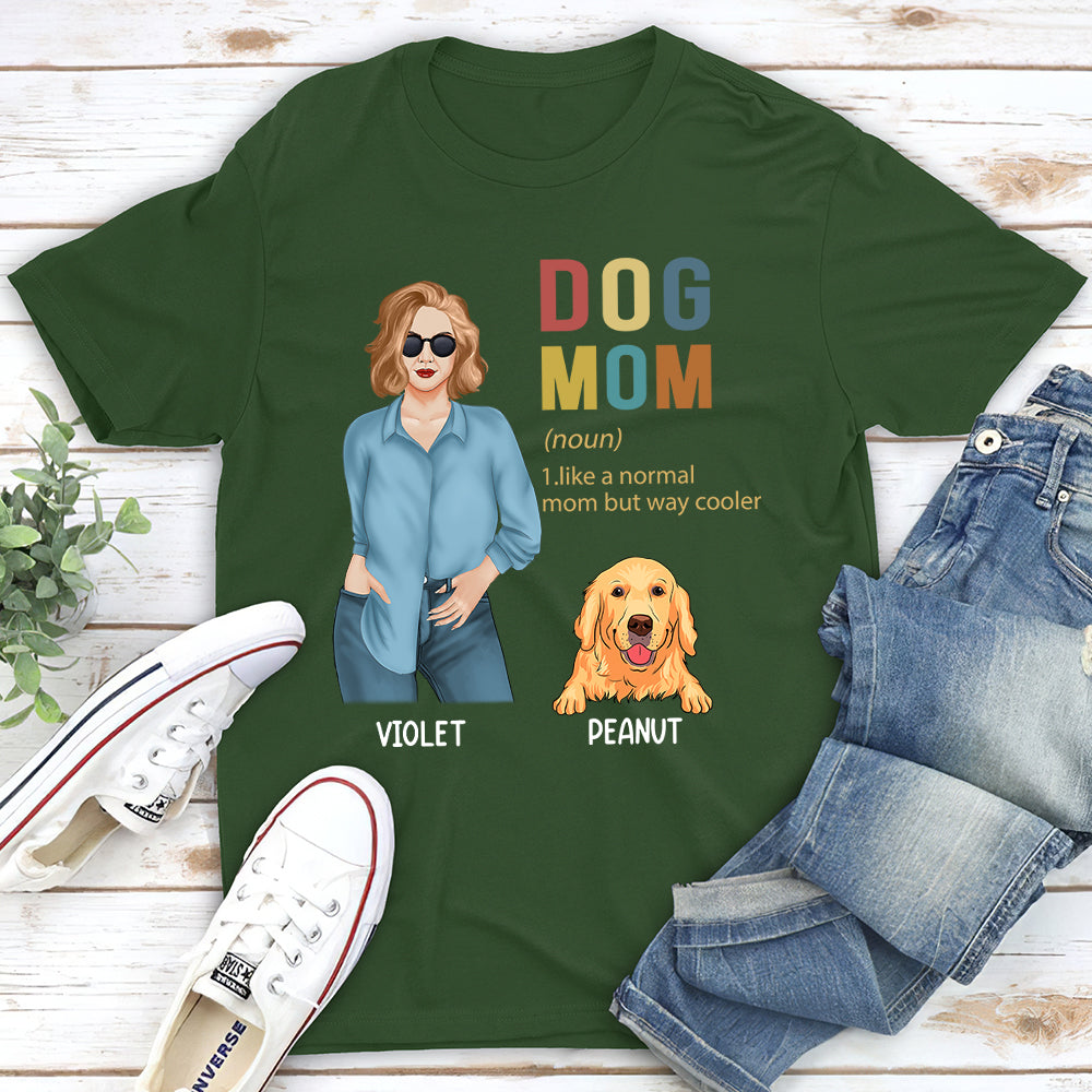 Cool Personalized Custom Unisex Dog Mom T-shirt - Ideal Gift for Pet Lovers