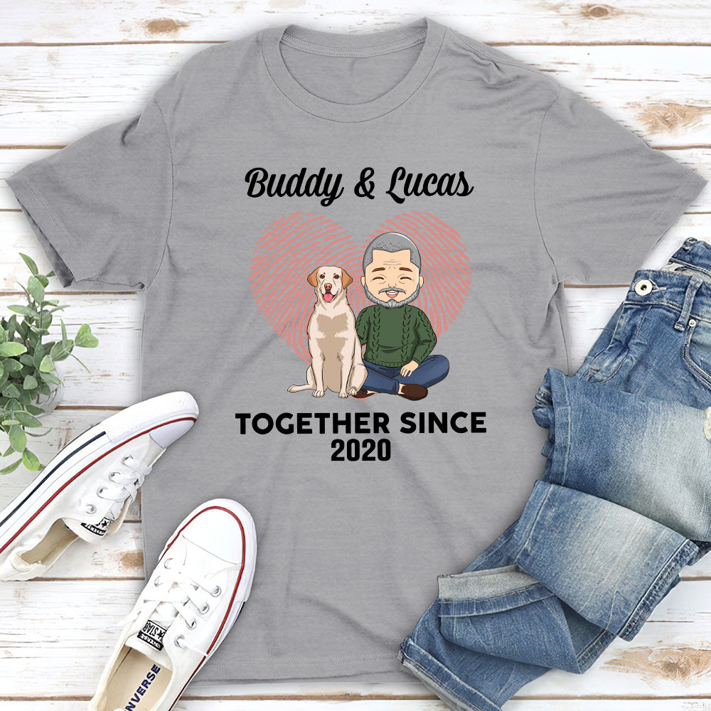 We Together - Personalized Custom Unisex 5.3 oz T-shirt for Pet Lovers