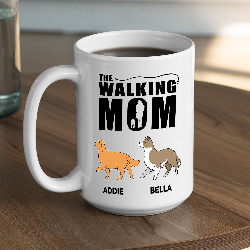 The Walking Dad - Premium Personalized Custom Coffee Mug for Pet Lovers