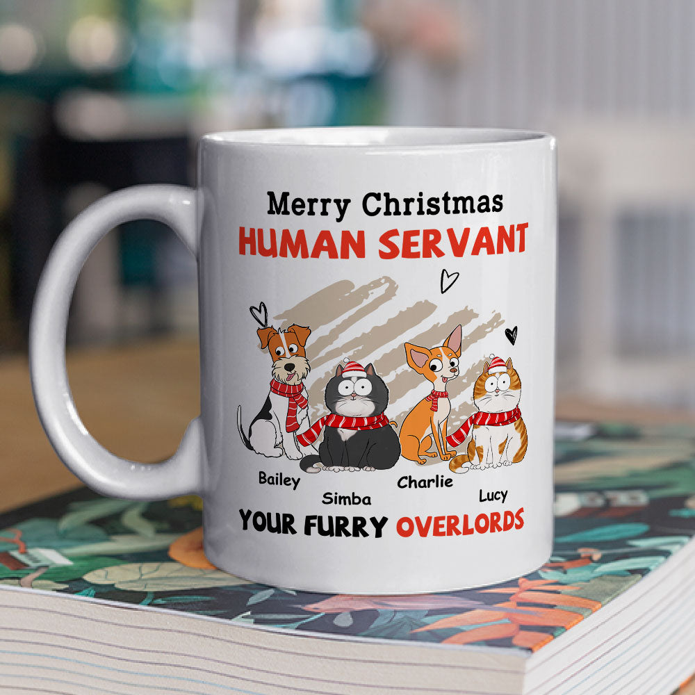 Merry Christmas - Personalized Custom Ceramic Coffee Mug for Pet Lovers (11oz & 15oz Sizes)