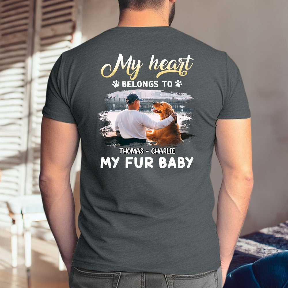 Personalized Custom Unisex T-shirt - Show Your Love for My Fur Babies with a Photo