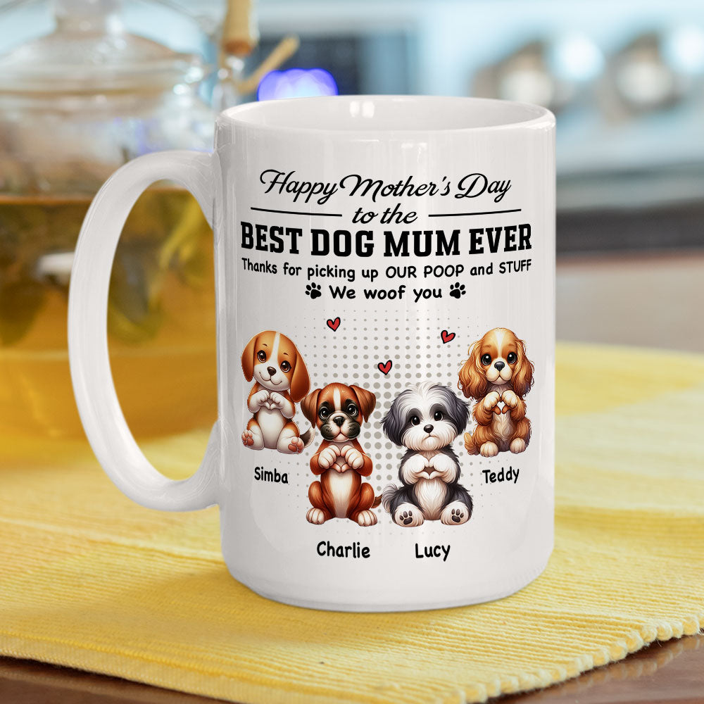 Thanks For Picking My Poop - Exclusive Personalized Custom Coffee Mug for Pet Lovers