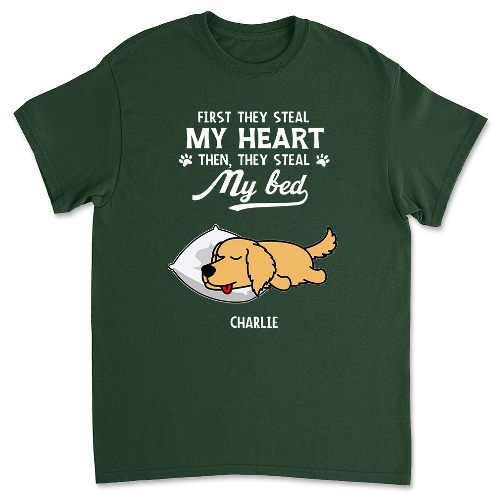 Steal My Heart - Customizable Personalized Unisex T-shirt for Pet Lovers