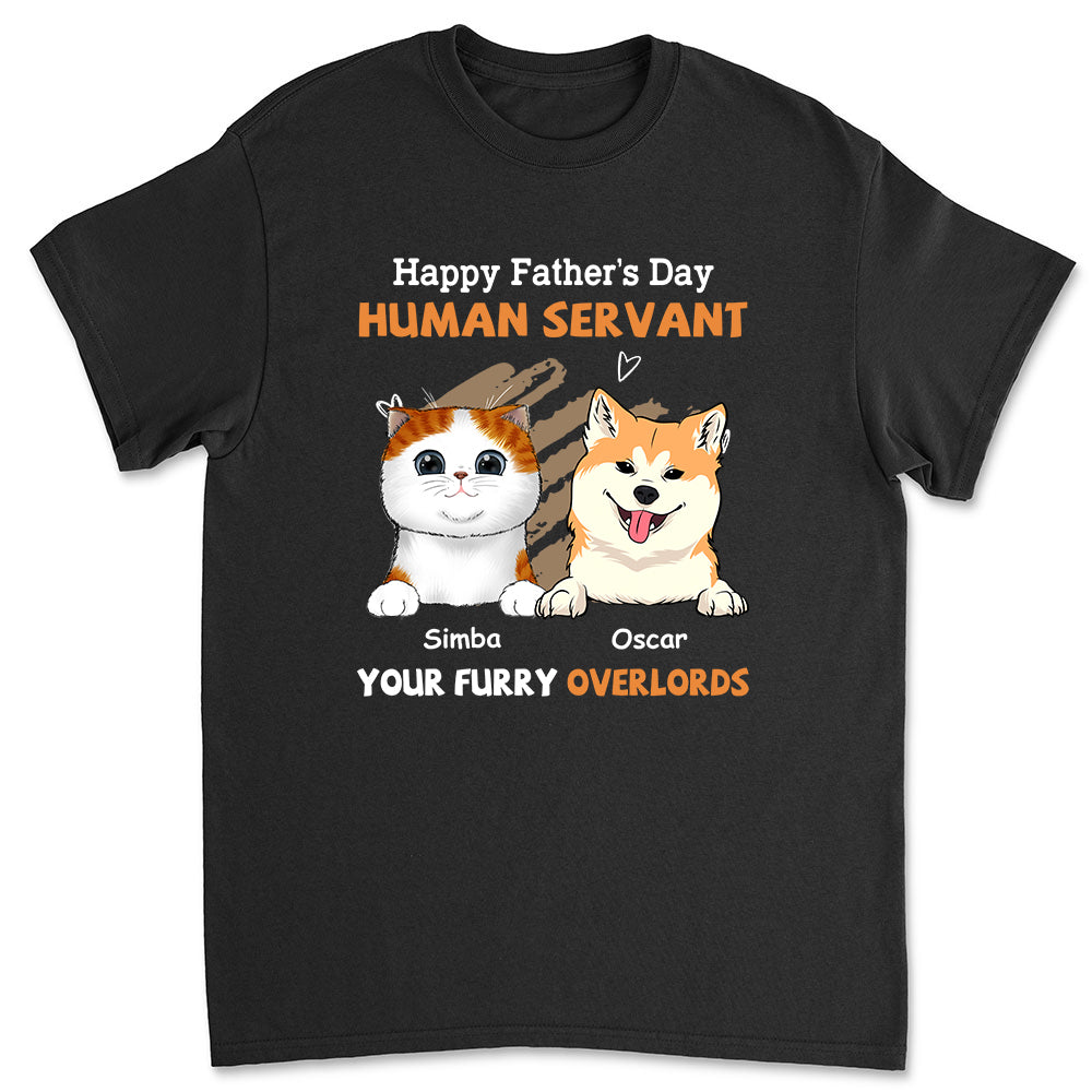 To My Servant - Customizable Unisex 5.3 oz Personalized T-shirt for Pet Lovers