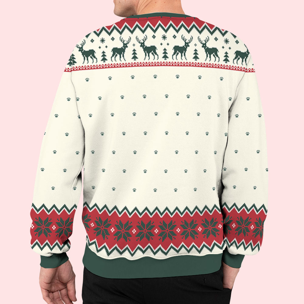 Personalized Custom All-Over-Print My Christmas Sweatshirt - Ideal Gift for Pet Lovers
