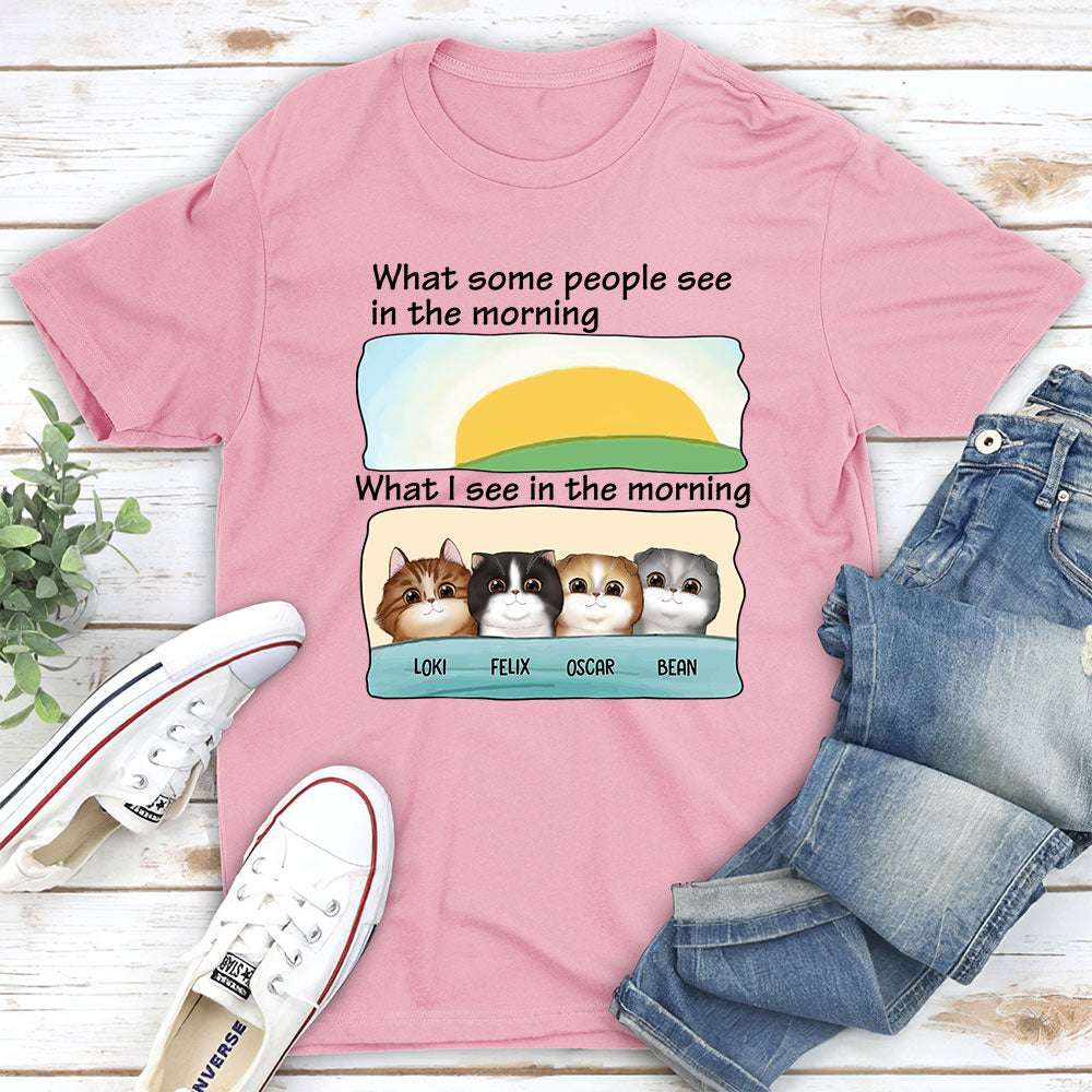 What I See - Personalized Custom Unisex 5.3 oz T-shirt for Pet Lovers