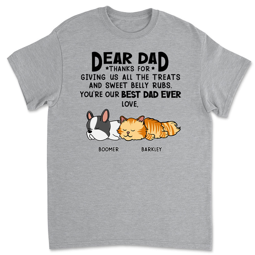 All The Treats 3 - Personalized Custom Unisex 5.3 oz T-shirt for Pet Lovers
