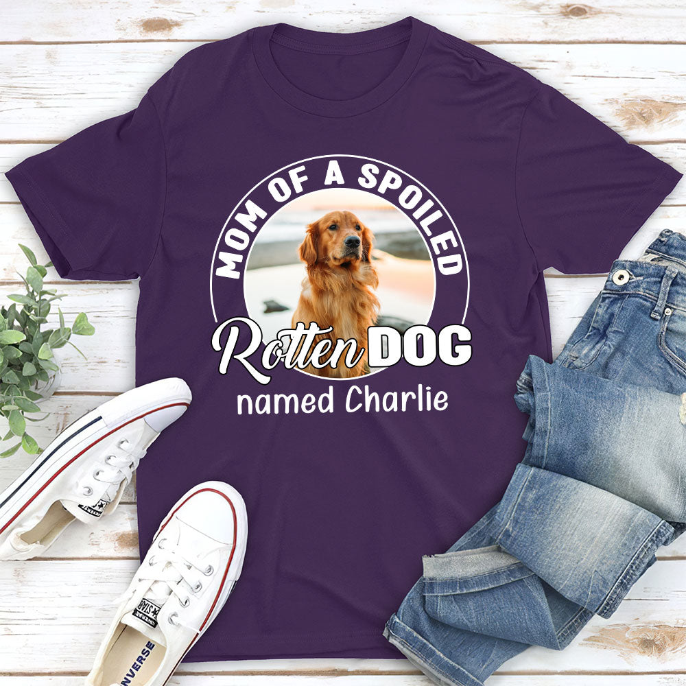 Spoiled Rotten Kids - Personalized Custom Unisex 5.3 oz T-shirt for Pet Lovers