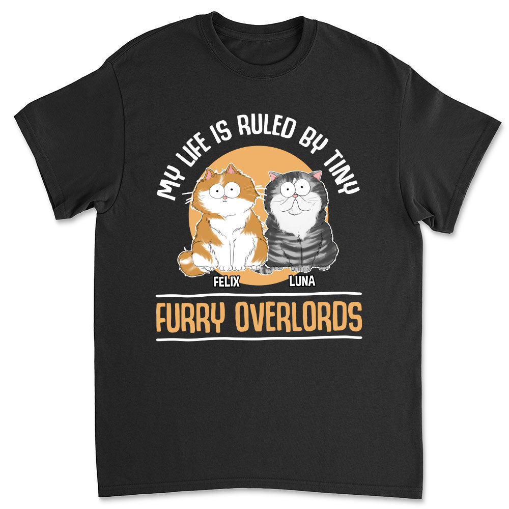 A Furry Overlord - Personalized Custom Unisex 5.3 oz T-shirt for Pet Lovers