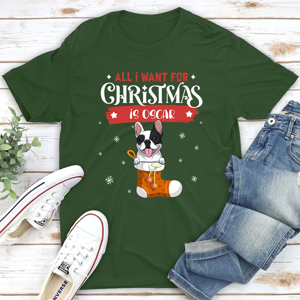 Christmas Wishlist - Personalized Custom Unisex T-shirt for Pet Lovers