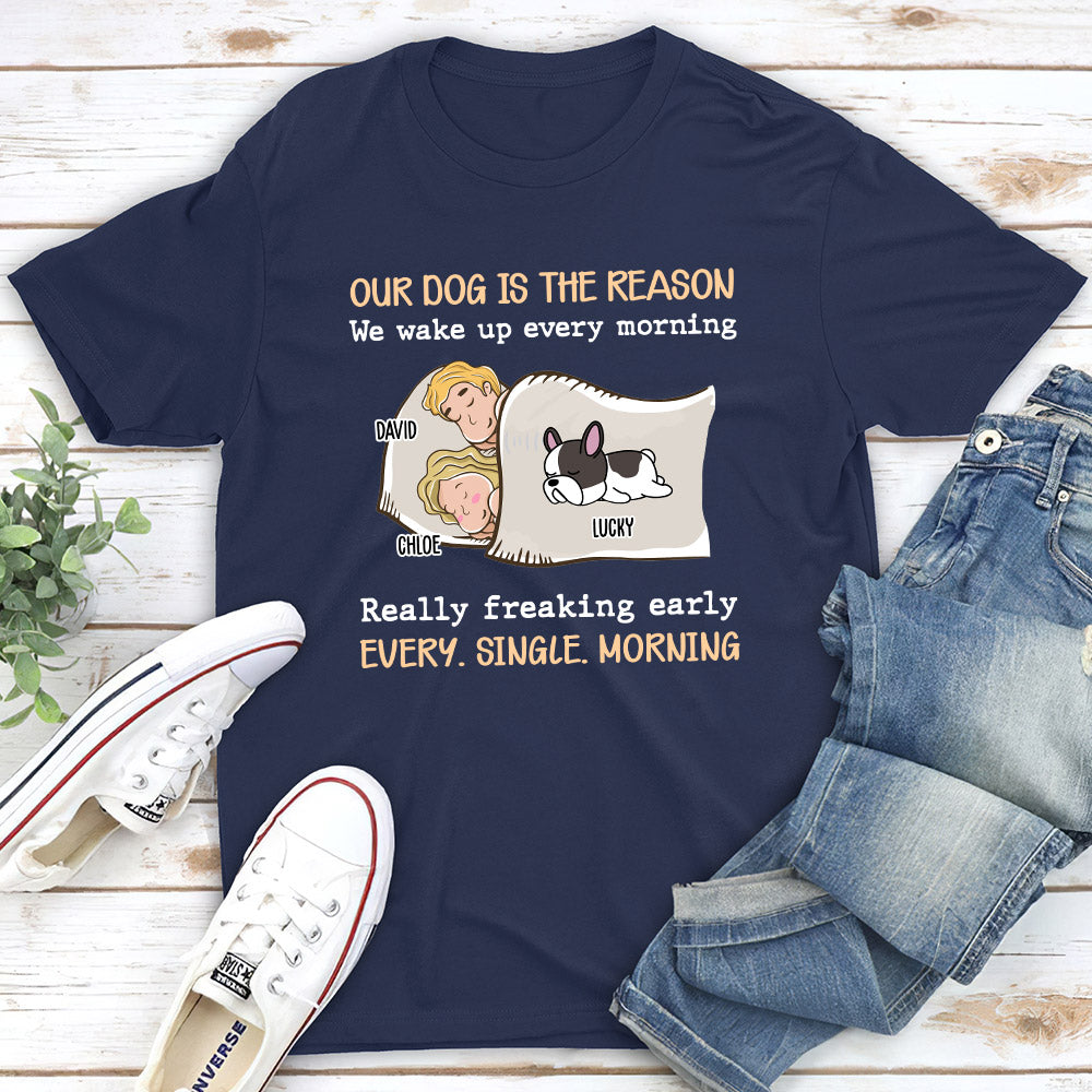 My Pet Reason Couple 2 - Personalized Custom Unisex 5.3 oz T-shirt for Pet Lovers