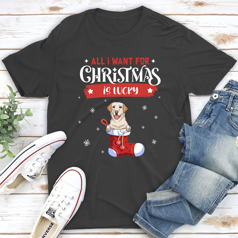 Christmas Wishlist - Personalized Custom Unisex T-shirt for Pet Lovers