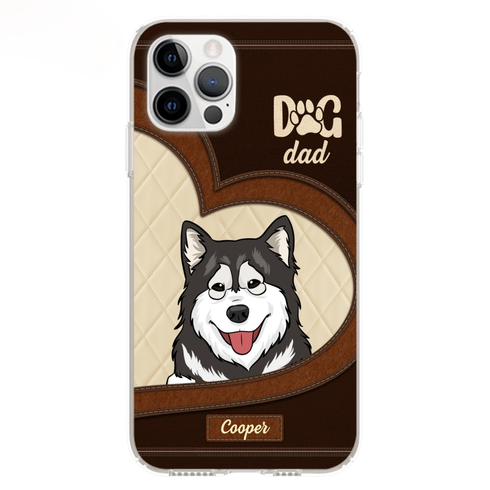 Adorable Peeking Dogs - Customizable Personalized Phone Case for Fashion - Forward Users