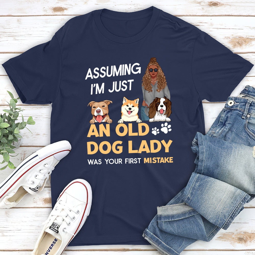 Your First Mistake - Personalized Custom Unisex 5.3 oz T-shirt: Ideal Gift for Pet Lovers