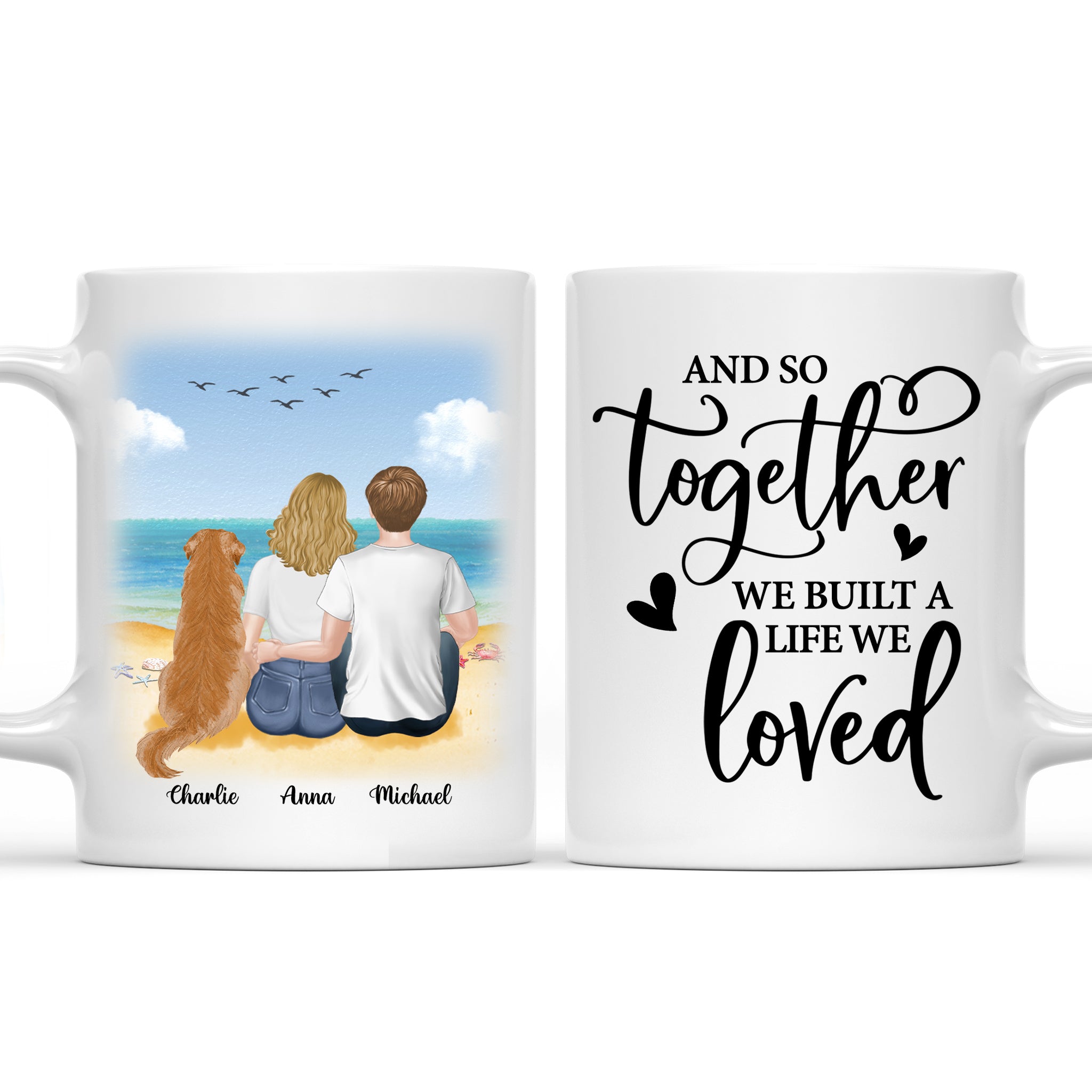 And So Together - Personalized Custom Coffee Mug for Pet Lovers (11oz & 15oz Sizes)