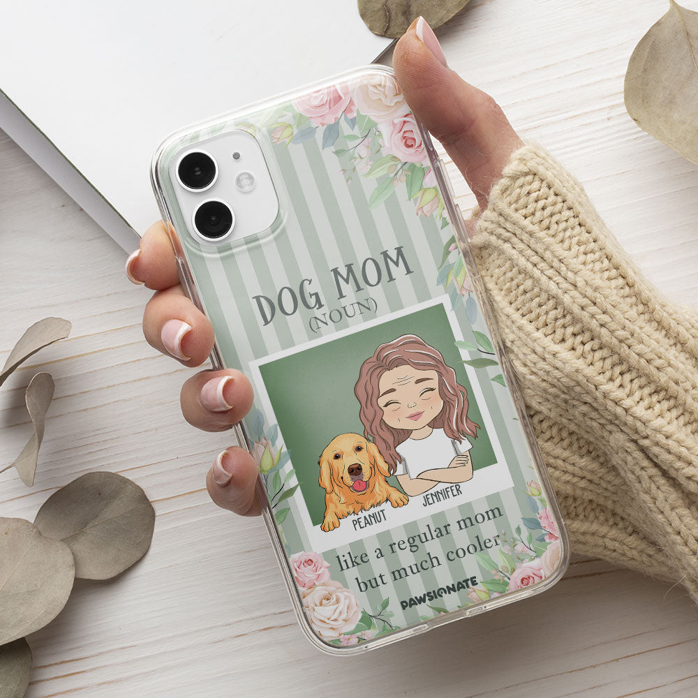Customizable Dog Mom Personalized Phone Case - A Unique Expression of Canine Love