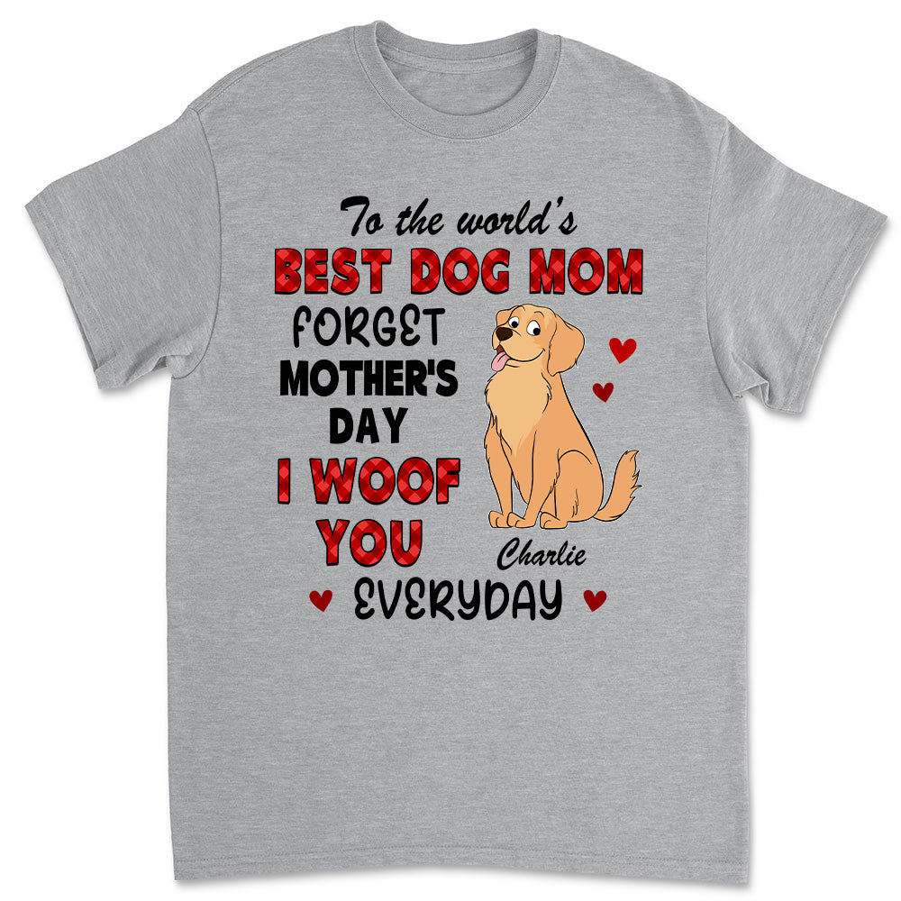 Forget That Day - Personalized Custom Unisex 5.3 oz T-shirt for Pet Lovers