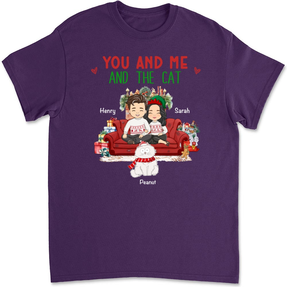 You Me Cat - Personalized Custom Unisex 5.3 oz T-shirt for Pet Lovers