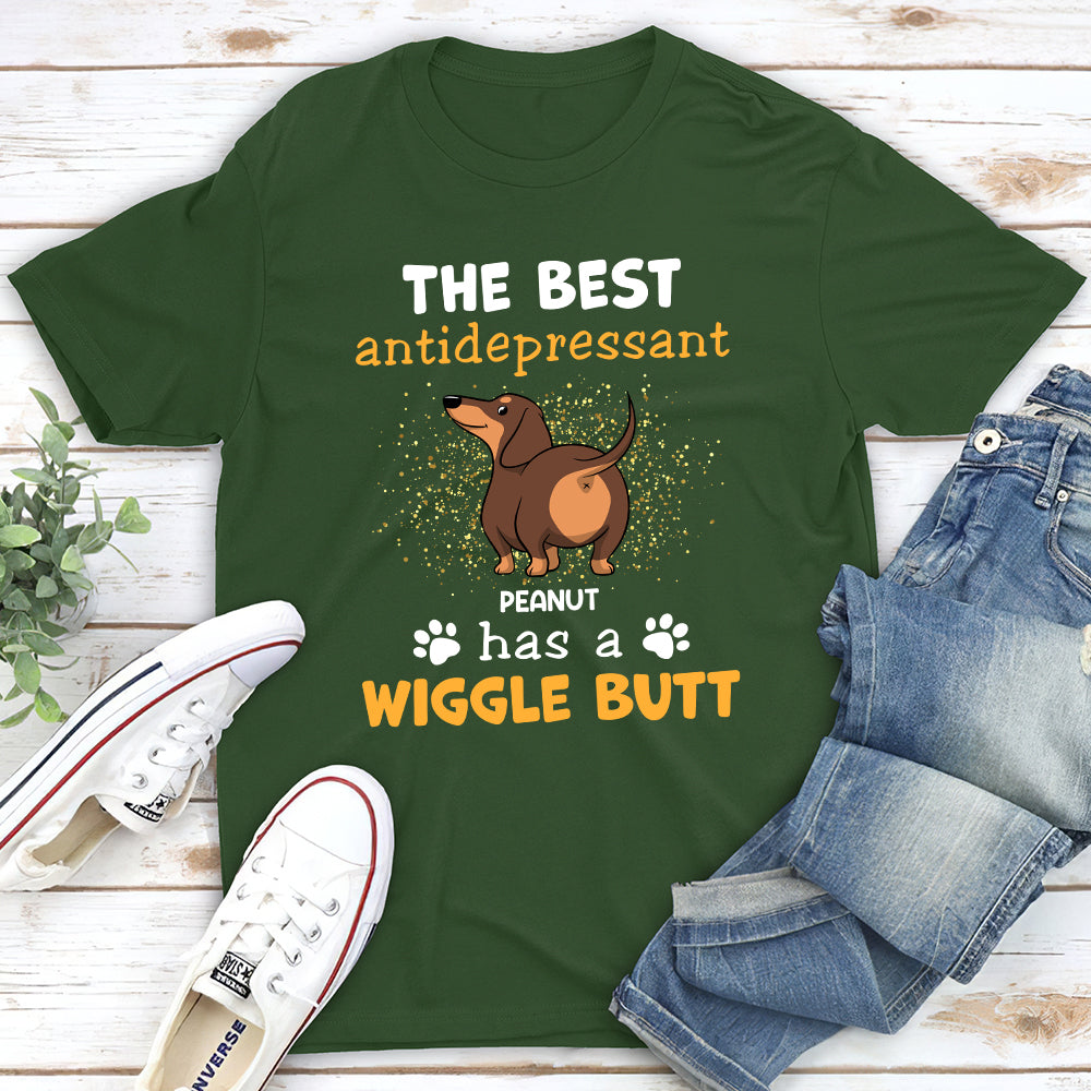 The Ultimate Personalized Custom Unisex 5.3 oz Antidepressant T-shirt - Ideal for Pet Lovers