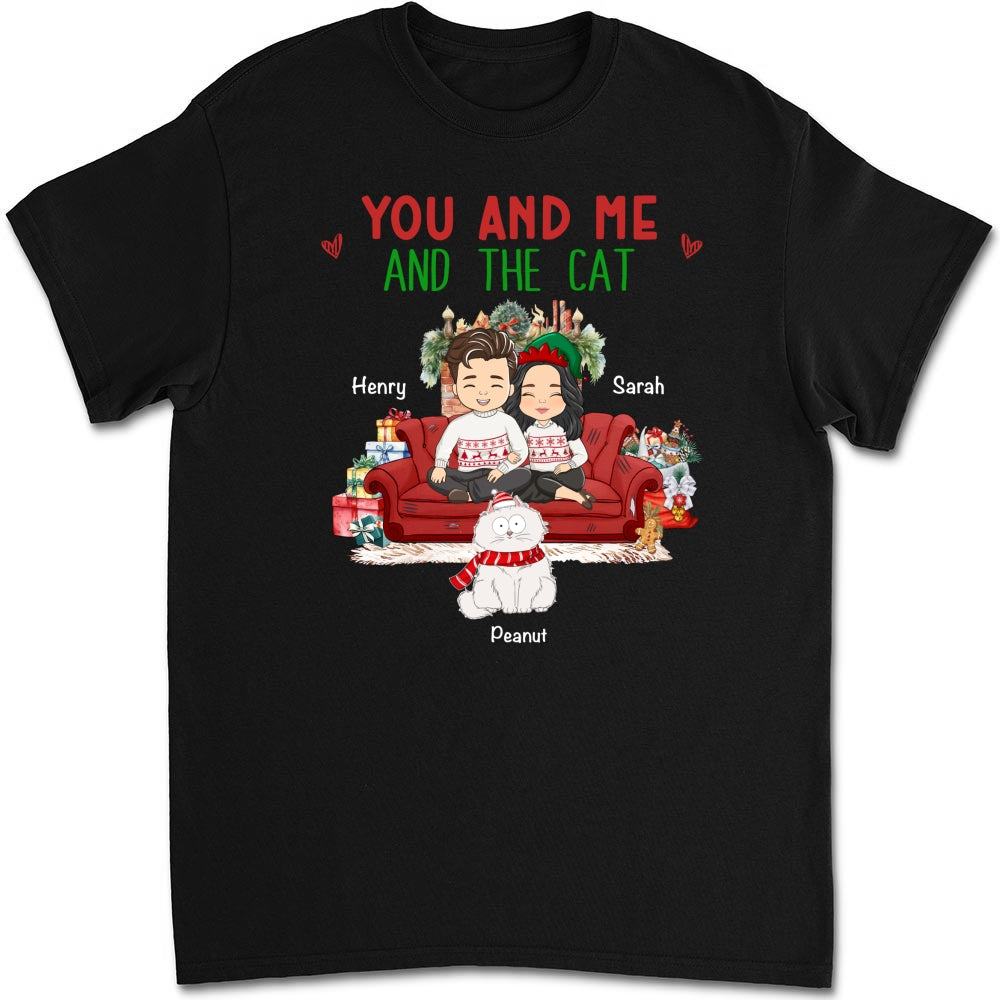 You Me Cat - Personalized Custom Unisex 5.3 oz T-shirt for Pet Lovers