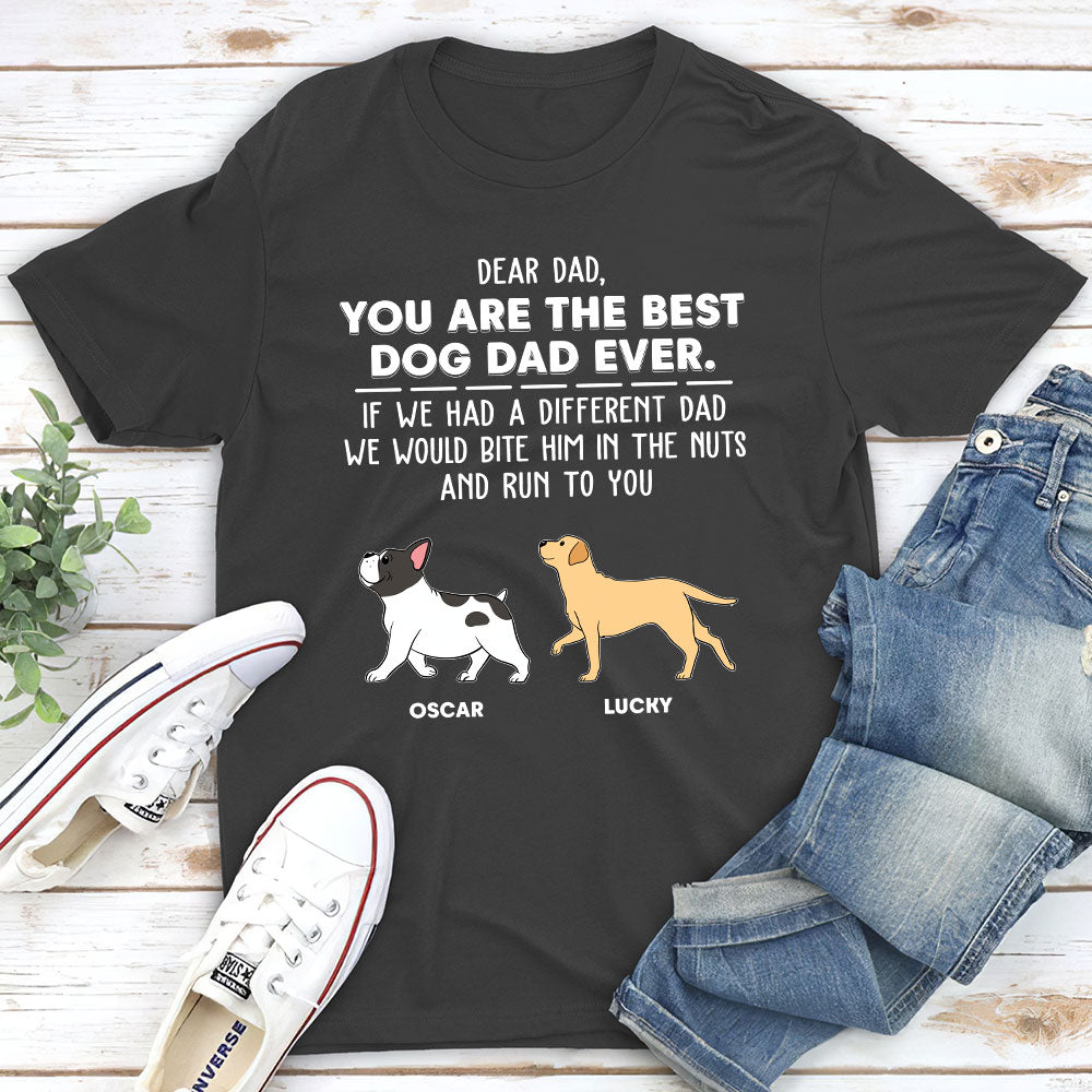 Personalized Custom Unisex 'I Would Bite Him' T-shirt - Ideal Gift for Pet Lovers