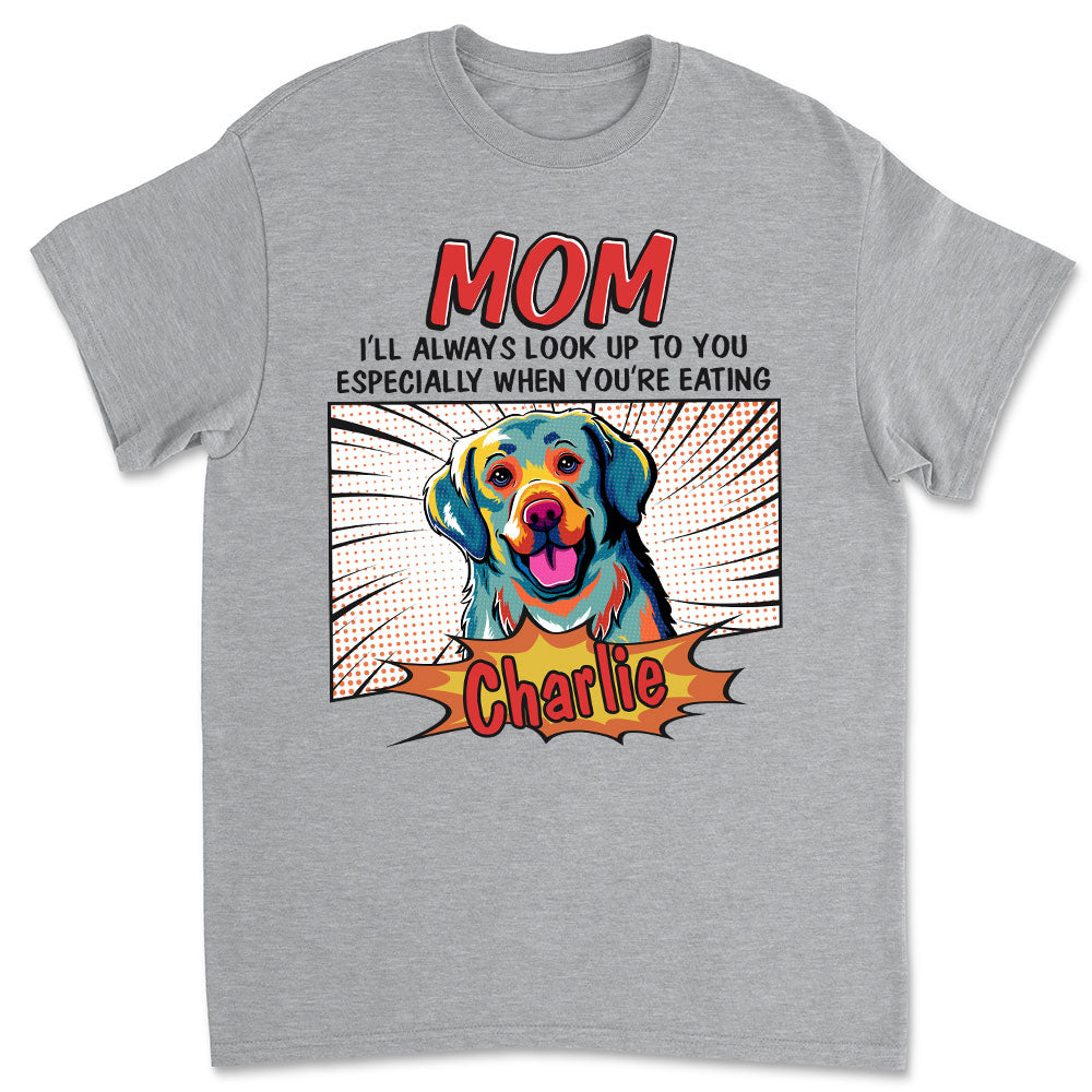 Pop Art Eating Pet - Customizable Unisex 5.3 oz Personalized T-shirt