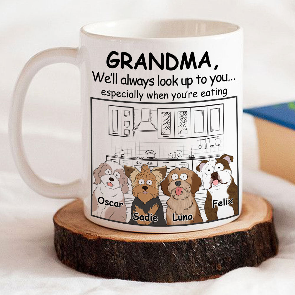 Always Look Up - 11oz Personalized Custom Coffee Mug for Pet Lovers